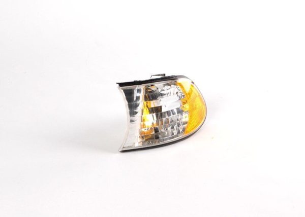 NEW BMW GENUINE E38 7 SERIES FRONT TURN SIGNAL INDICATORS CLEAR PAIR SET NS + OS 63136905321 + 63136905322 - Image 2