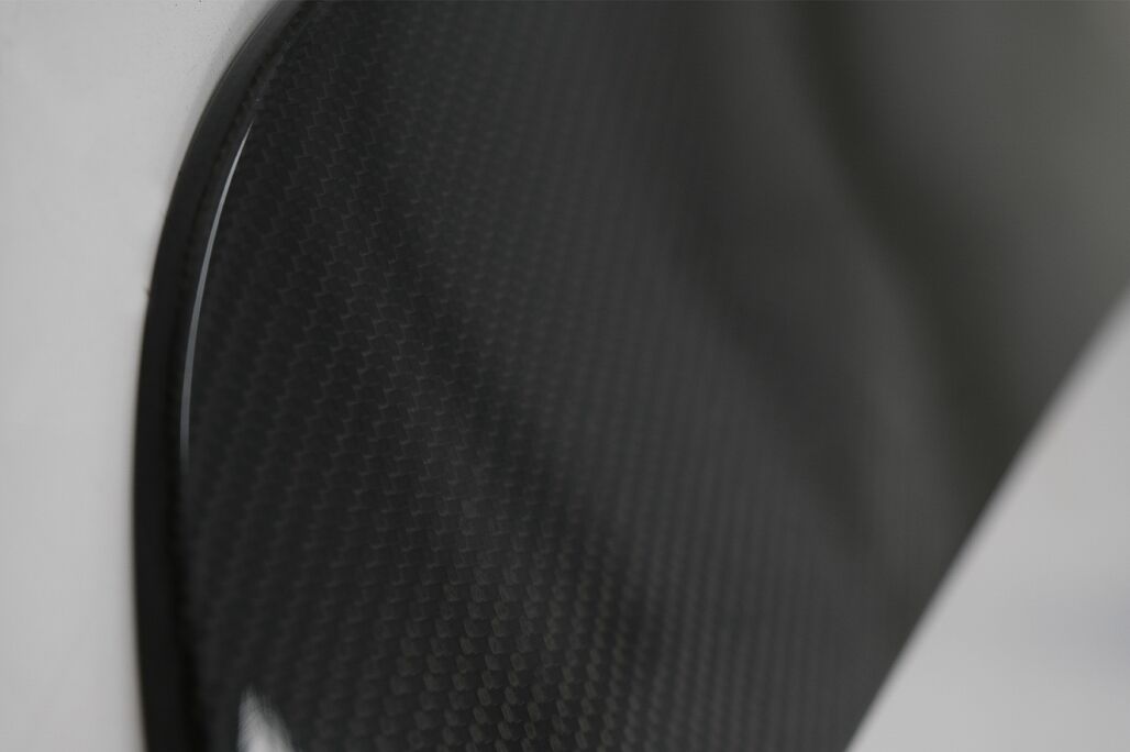 Add-on Trunk Spoiler Cap Wing suitable for Tesla Model X (2015-up) Real Carbon - Image 9