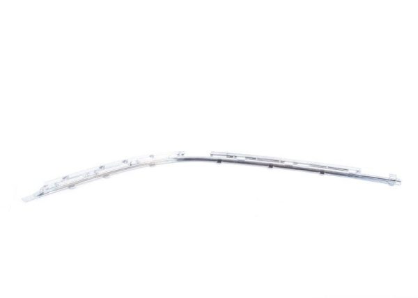 BMW GENUINE 5 E39 SINCE 2000/09 FRONT BUMPER MOLDING COVER STRIP CHROME LEFT N/S 51117005971 - Image 4