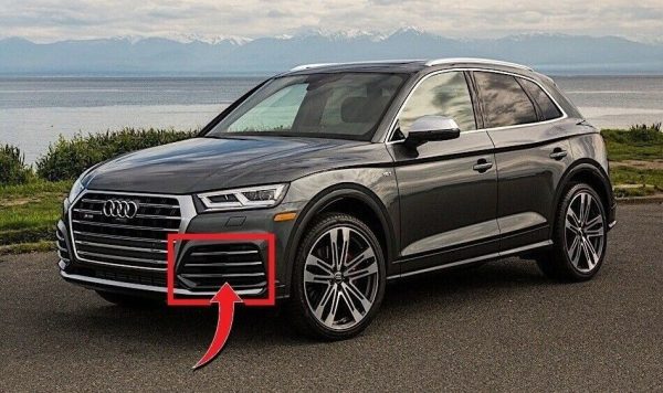 NEW GENUINE AUDI Q5 S-LINE FRONT BUMPER LOWER GRILL COVER LEFT N/S 80A807679HRU6 - Image 3