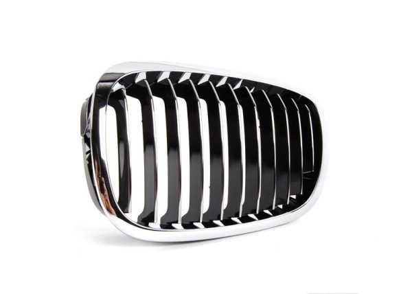 FORNEW GENUINE BMW 3 SERIES E46 FRONT BUMPER KIDNEY GRILLE LEFT CHROME - Image 5