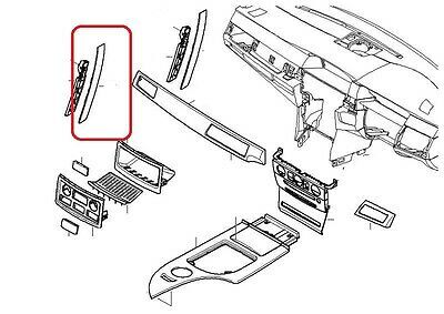 BMW NEW GENUINE 5 SERIES E60 E61 REAR HANDLE UPPER PART LEFT TITAN 2 DUNK N/S 51427079441 - Image 2