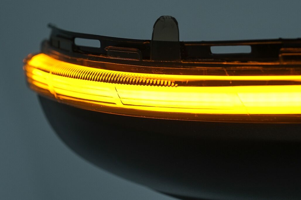 Mirror Dynamic LED Turn Signal suitable for VW Golf 6 Hatchback (2008-2013) Touran (2010-2015) Smoke - Image 4