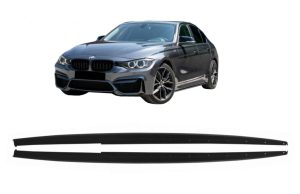Side Skirts Add-on Lip Extensions suitable for BMW 3 Series F30 F31 (2011-Up) M-Performance Design