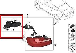 BMW NEW GENUINE 2 SERIES REAR F23 F22 F87 LIGHT BULB SOCKET LEFT N/S 63217370291 - Image 2
