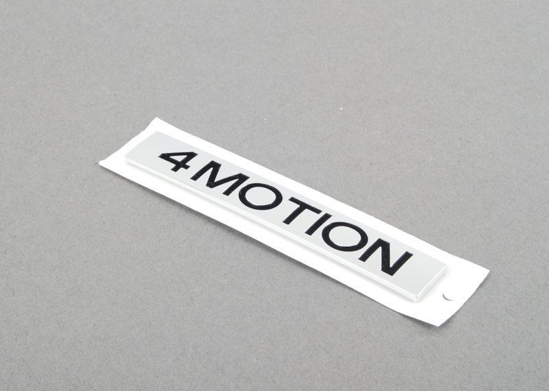 NEW GENUINE VW GOLF PASSAT 4MOTION CHROME BLACK BADGE EMBLEM TRUNK 3C0853675DFXC