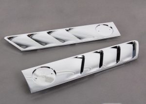 NEW GENUINE BMW Z3 SERIES E36 FENDER VENT SIDE GRILLE SET CHROME 82149406190