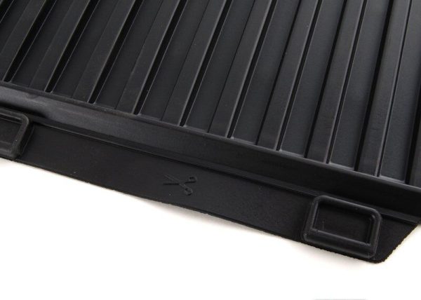 NEW GENUINE AUDI A5 S5 08-17 COUPE REAR BLACK RUBBER ALL WEATHER FLOOR MATS 8T0061511041 - Image 3