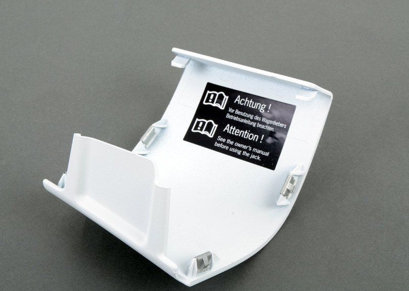 NEW GENUINE PORSCHE CAYENNE 03-10 REAR JACK POINT COVER TRIM PRIMED RIGHT O/S 95555983801G2X - Image 3