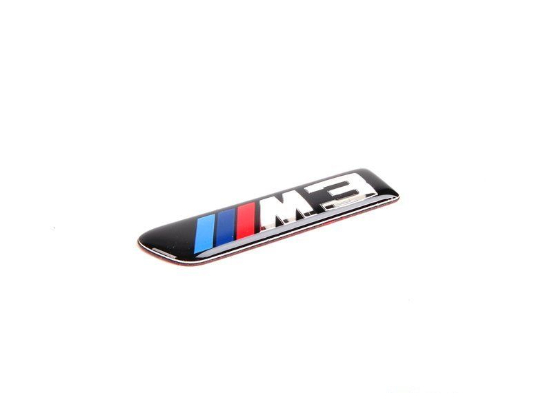 NEW GENUINE BMW 3 E90 E92 E93 M3 FENDER GRILLE EMBLEM BADGE LEFT N/S 51138042227