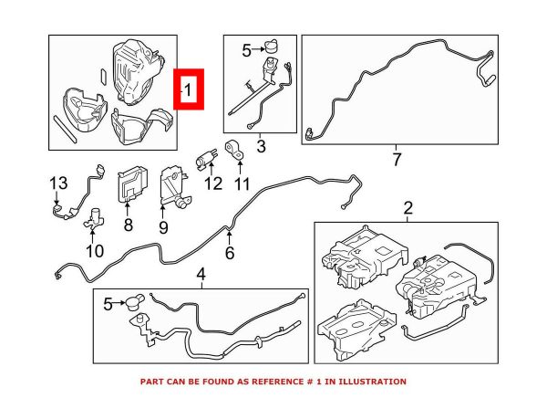 NEW GENUINE BMW X5 F15 X6 F16 DIESEL ADBLUE FLUID CONTAINER SCR TANK 16197295653 - Image 2