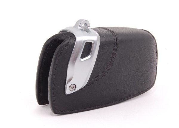 BMW NEW GENUINE 1  3 4 5 6 7 X4 X3 KEY FOB CASE LEATHER BLACK PROTECTOR 82292219911 - Image 3