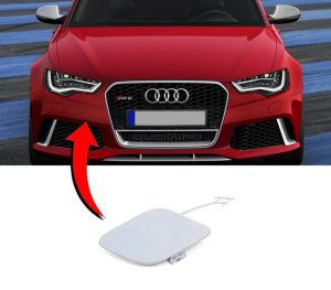 NEW GENUINE AUDI RS6 2011-2014 FRONT BUMPER TOW HOOK EYE COVER CAP 4G0807241HGRU