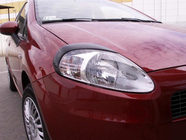 Eyebrows/ Headlight covers For Fiat Grande Punto 05-10 - Image 2
