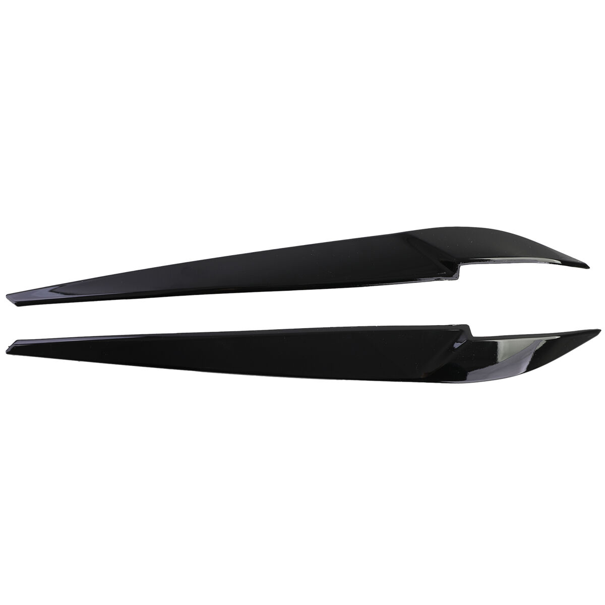 Headlight covers eyebrows black gloss for BMW X5 F15 2013-2018 - Image 5