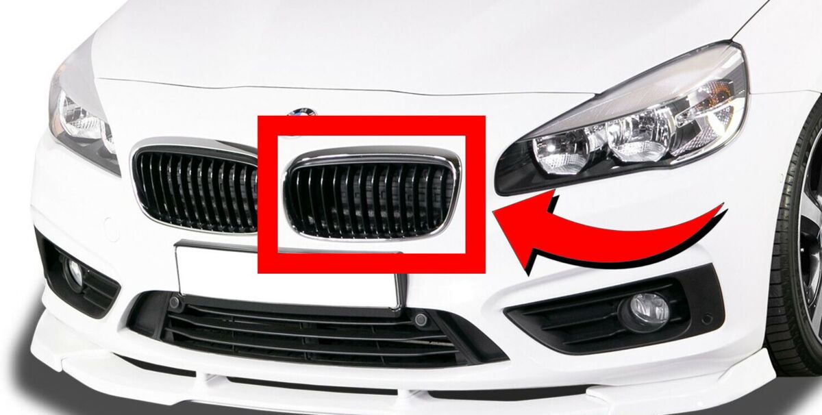 NEW GENUINE BMW 2 SERIES F45 F46 FRONT LEFT N/S KIDNEY GRILL 51137379611 - Image 2