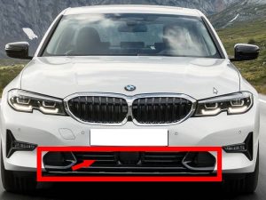 NEW GENUINE BMW 3 SERIES G20 G21 LUXURY SPORT LINE FRONT BUMPER INLET GRILL 51117464198