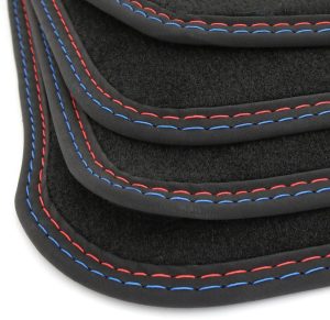 Performance Black Velour floor mats rugs set 4x Carpets For BMW G20 G21 LHD