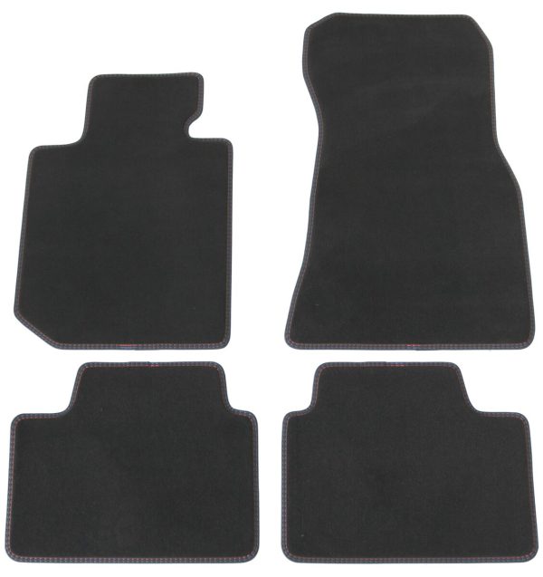 Performance Black Velour floor mats rugs set 4x Carpets For BMW G20 G21 LHD - Image 2