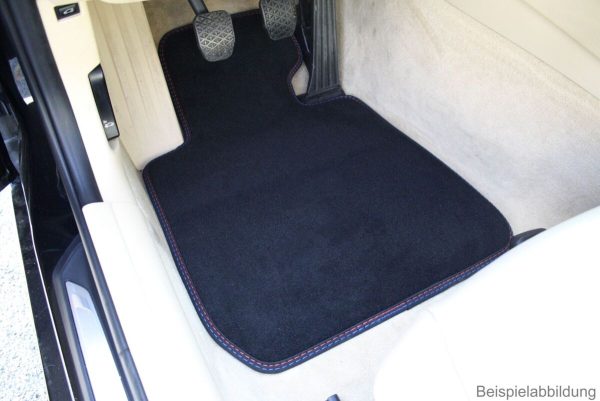 Performance Black Velour floor mats rugs set 4x Carpets For BMW G20 G21 LHD - Image 5