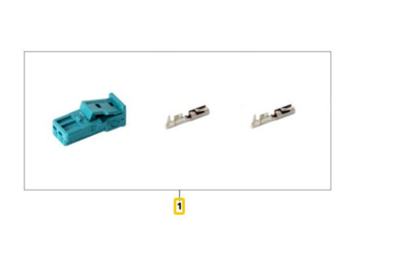 NEW GENUINE BMW MINI REPAIR KIT FOR SOCKET HOUSING 2 PIN 61132360043 - Image 2