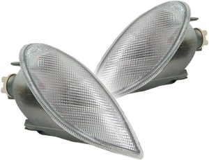 White Front Turn signals/ Indicators For Mercedes SLK R170 96-04