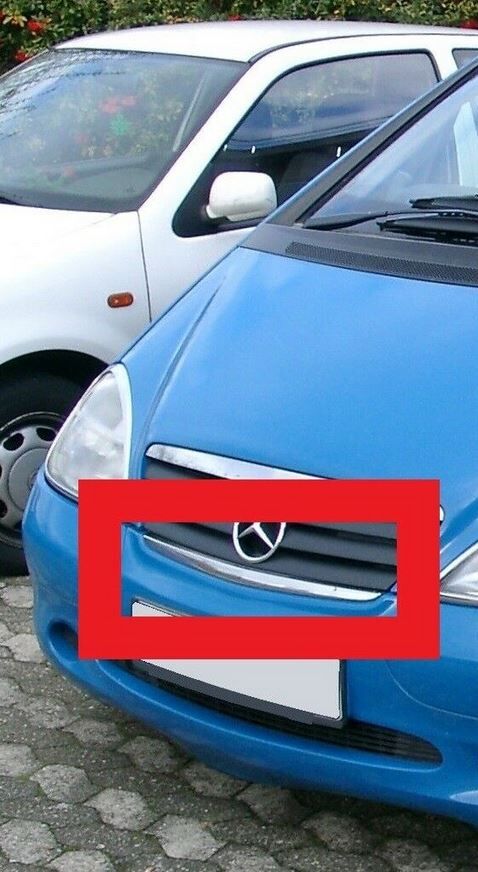 NEW GENUINE MERCEDES BENZ MB A CLASS W168 FRONT BUMPER TOP CHROME COVER STRIP - Image 4