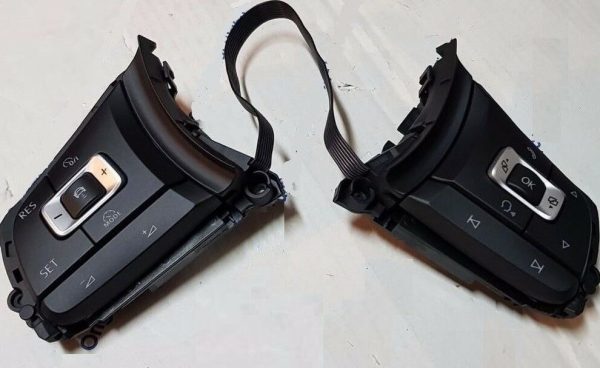 NEW GENUINE VW GOLF MK7 13-17 STEERING WHEEL MULTIFUNCTION BUTTONS 5G0959442NICX