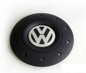 NEW GENUINE VW AMAROK 10-16 TRANSPORTER 03-16 1 PCS ALLOY WHEEL CENTER CAP BLACK