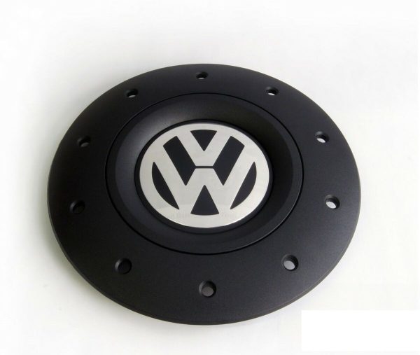 NEW GENUINE VW AMAROK 10-16 TRANSPORTER 03-16 1 PCS ALLOY WHEEL CENTER CAP BLACK