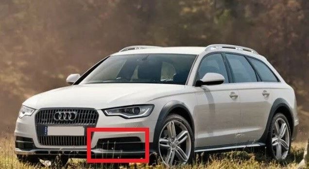 NEW GENUINE AUDI A6 ALLROAD 13-16 FRONT BUMPER LOWER LEFT N/S AIR GUIDE GRILL 4G0807681N9B9 - Image 2