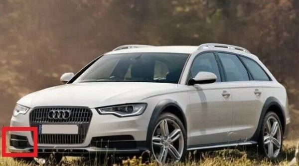 NEW GENUINE AUDI A6 ALLROAD 13-16 FRONT BUMPER LOWER RIGHT O/S AIR GUIDE GRILL 4G0807682N9B9 - Image 2