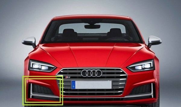 NEW GENUINE AUDI S5 2017-2018 FRONT BUMPER O/S RIGHT AIR VENT GRILL 8W6807682KRU6 - Image 3