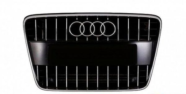 NEW GENUINE AUDI Q7 10-16 FRONT CENTER GRILL ASSEMBLY GLOSS BLACK 4L0853651G T94