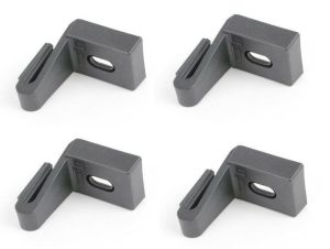 NEW GENUINE AUDI TT 2007-2014 HEADLIGHT SECURING BRACKET MOUNT SET 4 PCS