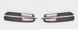 NEW GENUINE AUDI A6 ALLROAD 13-16 FRONT BUMPER LEFT RIGHT AIR GUIDE GRILL SET