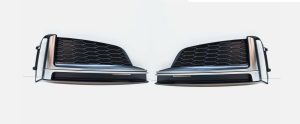 NEW GENUINE AUDI S5 2017-2018 FRONT BUMPER O/S RIGHT N/S LEFT AIR VENT GRILL SET