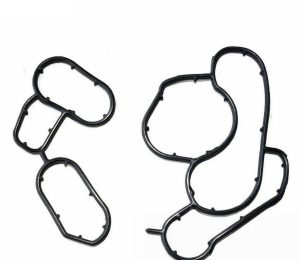 NEW GENUINE BMW PETROL 4 CYLINDER OIL COOLER SEAL GASKET EU ONLY SET PAIR