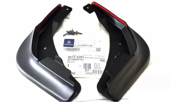 NEW GENUINE MERCEDES BENZ MB E CLASS W213 FRONT MUD FLAPS SPLASH GUARD PAIR