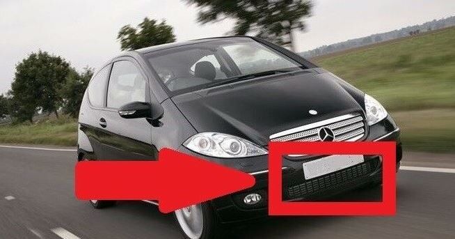 NEW GENUINE MERCEDES BENZ MB A CLASS W169 FRONT BUMPER CENTER GRILLE A1698850023 - Image 3