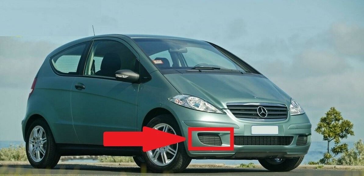 NEW GENUINE MERCEDES BENZ MB A CLASS W169 FRONT BUMPER RIGHT FOG LAMP GRILLE A1698850222 - Image 3