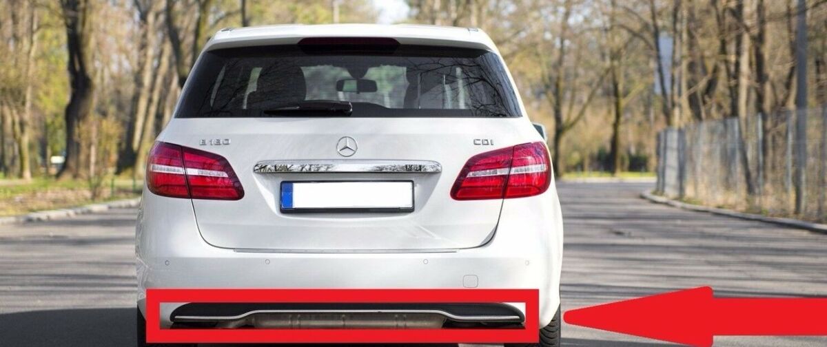 NEW GENUINE MERCEDES BENZ MB B CLASS W246 REAR BUMPER BOTTOM MOULDING - Image 3