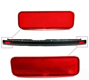 FORD NEW GENUINE TRANSIT TOURNEO CUSTOM MK8 REAR BUMPER REFLECTOR PAIR N/S O/S