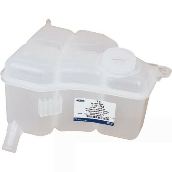 NEW GENUINE FORD FIESTA MK6 COOLANT EXPANSION TANK COOLANT RESERVOIR 1221363