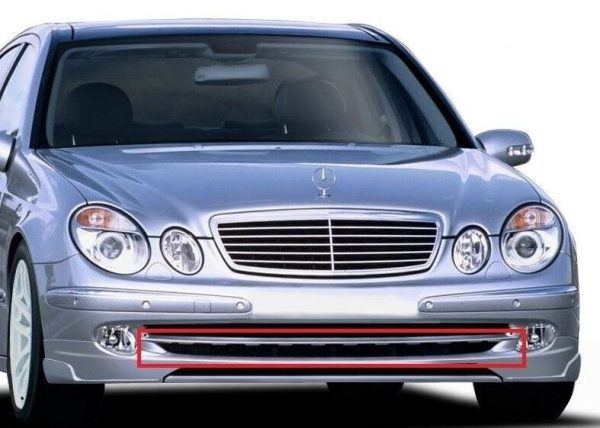NEW GENUINE MERCEDES BENZ MB E CLASS W211 FRONT BUMPER LOWER COVER STRIP PRIMED 65020735289141P - Image 3
