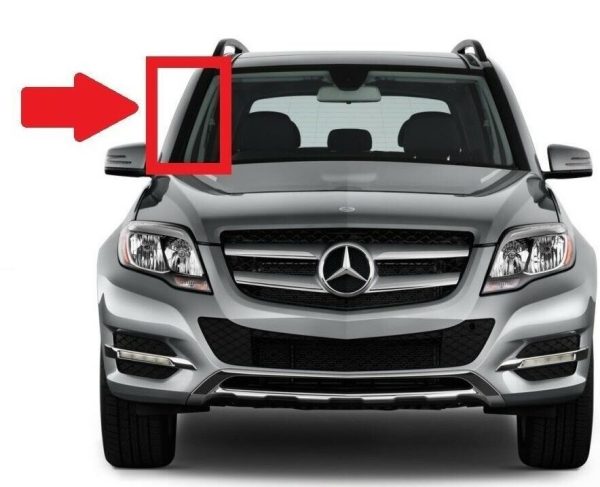 NEW GENUINE MERCEDES MB X204 GLK FRONT WINDOW WATER DRAIN COVER O/S A2046904462 - Image 3