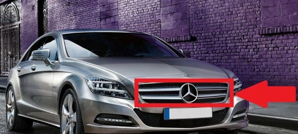 NEW GENUINE MERCEDES BENZ MB CLS CLASS W218 FRONT RADIATOR GRILL COVER A2188850023 - Image 4