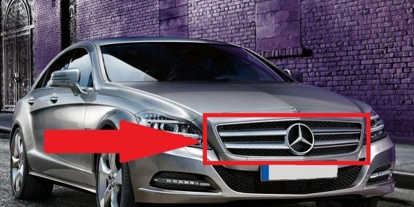 NEW GENUINE MERCEDES BENZ MB CLS CLASS W218 FRONT RADIATOR ORNAMENTAL GRILL A2188850174 - Image 3