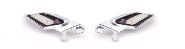 NEW GENUINE MINI COUNTRYMAN PACEMAN S R60 R61 CHROME TURN SIGNAL TRIM PAIR SET