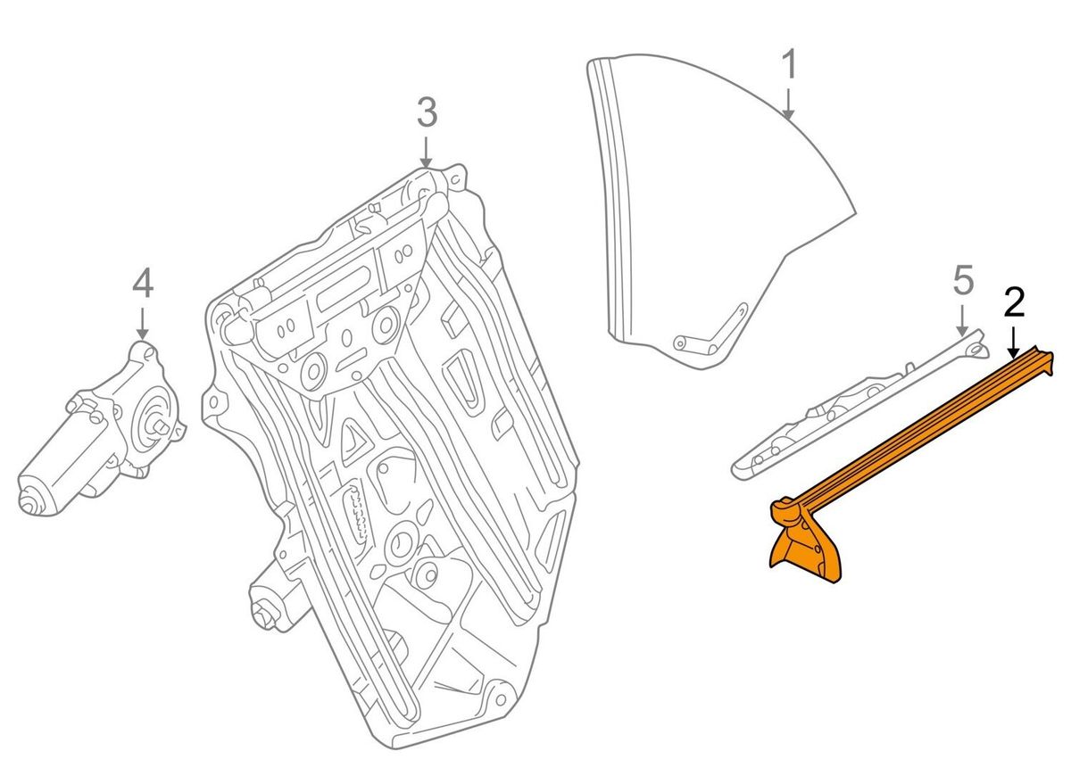 BMW NEW GENUINE 3 SERIES E46 CONVERTIBLE OUTER WEATHERSTRIP RIGHT O/S 51367026388 - Image 2